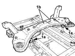 FRONT SUSPENSION CROSSMEMBER - R.R