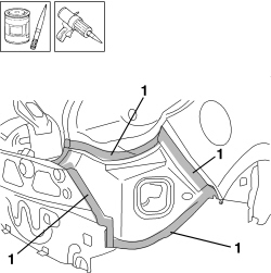 R.R. REAR WING LOWER FRAME
