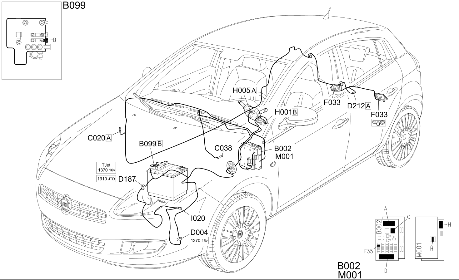 REVERSING LIGHTS - COMPONENT LOCATION