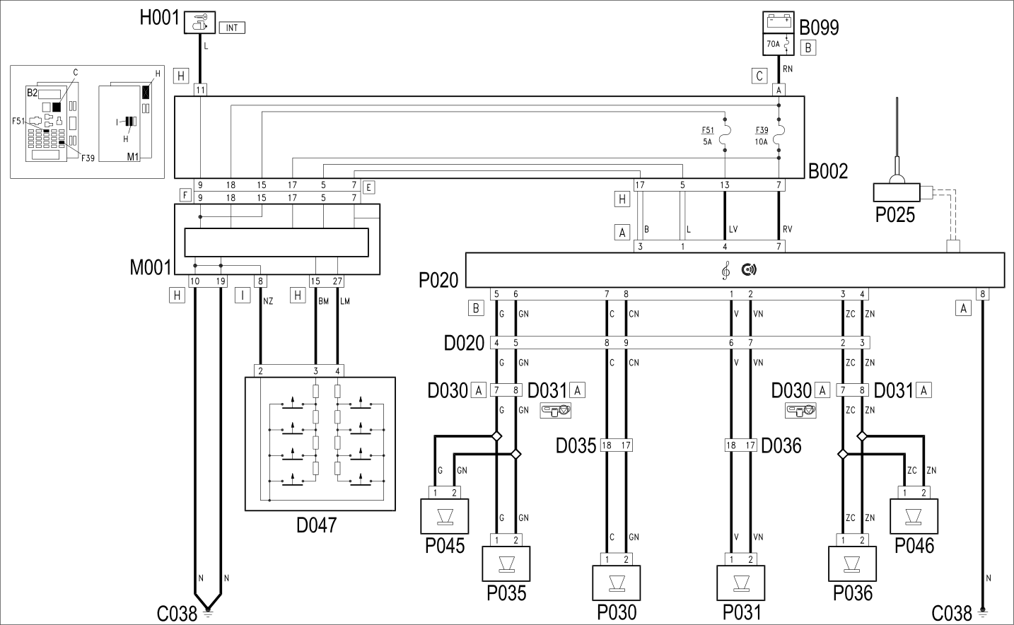 RADIO - WIRING DIAGRAM