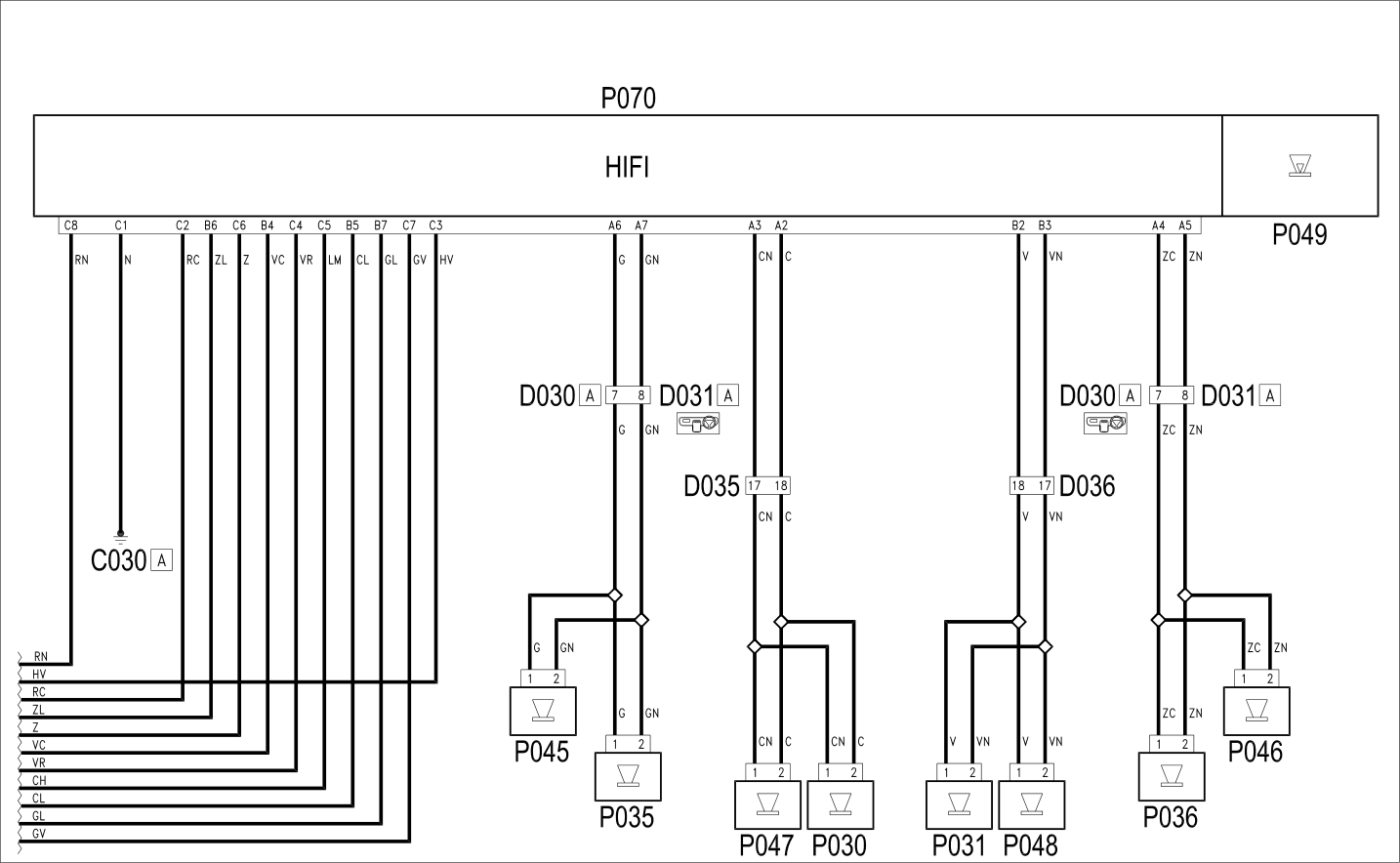 RADIO - WIRING DIAGRAM