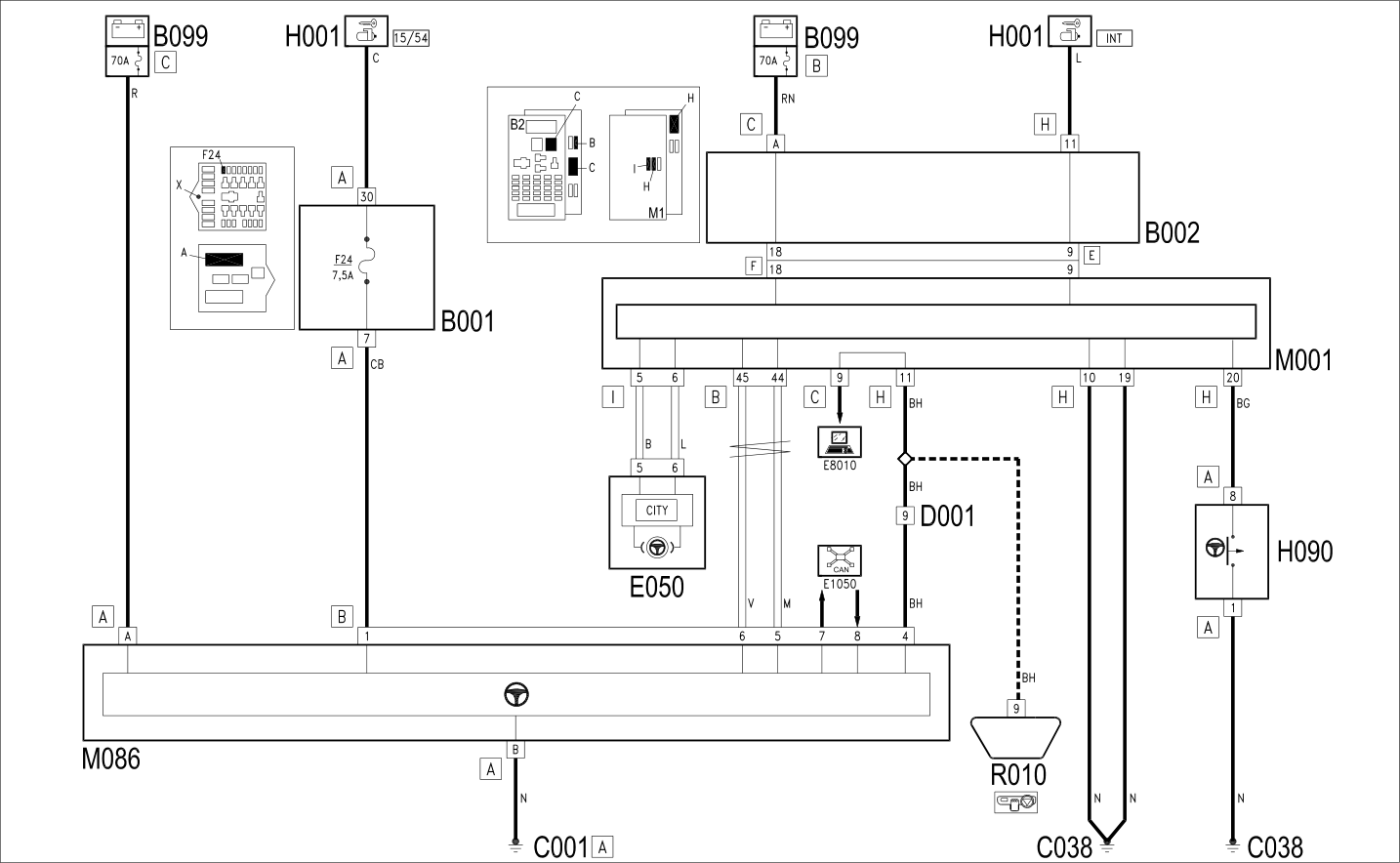 ELECTRIC STEERING - WIRING DIAGRAM