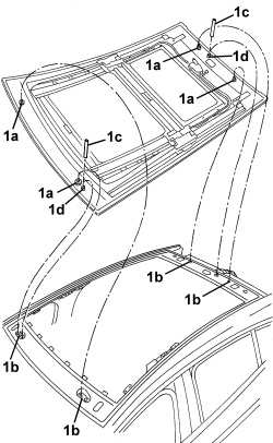 SLIDING ROOF (ASSEMBLY) - R+R