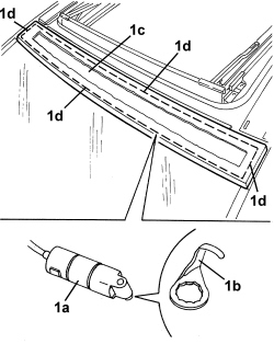 SUN ROOF FRONT PANEL - R.R.