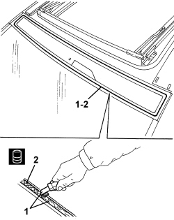 SUN ROOF FRONT PANEL - R.R.