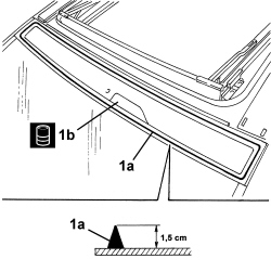 SUN ROOF FRONT PANEL - R.R.