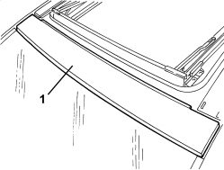 SUN ROOF FRONT PANEL - R.R.
