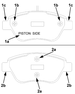 FRONT BRAKE PADS - REPLACE