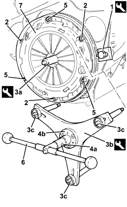 ENGINE - POSITION ON STAND AND REMOVE