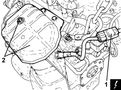 ENGINE - POSITION ON STAND AND REMOVE