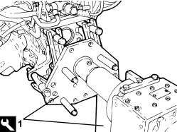 ENGINE - POSITION ON STAND AND REMOVE