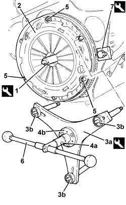 ENGINE - POSITION ON STAND AND REMOVE