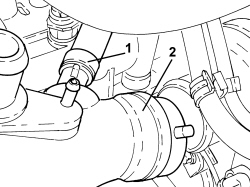 TURBOCHARGER AIR INTAKE PIPE - R.R.