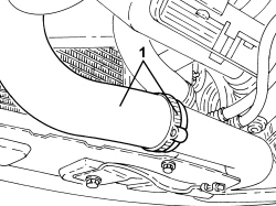 TURBOCHARGER AIR OUTLET HOSE -R.R.