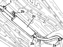 FRONT EXHAUST SILENCER - R + R
