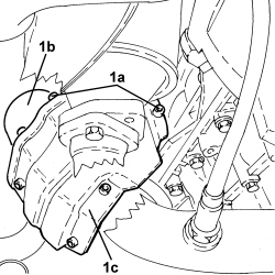 HEAT SHIELD ON ENGINE OIL HEAT EXCHANGER - R.R.
