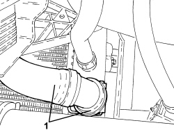 RADIATOR COOLANT OUTLET HOSE - R.R.