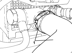 UPPER RADIATOR COOLANT INLET HOSE - R.R.