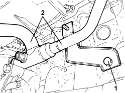 WATER PUMP RIGID COOLANT INLET PIPE - R.R.
