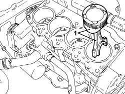 PISTON WITH CONNECTING ROD - R.R