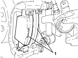 REAR BRAKE PADS - REPLACE