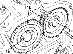 CAMSHAFT IDLER GEARS - REPLACE