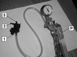 SUPERCHARGING PRESSURE SOLENOID (PIERBURG) VALVE OPERATION CHECK
