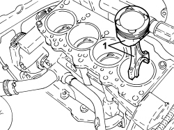 PISTON WITH CONNECTING ROD - R.R