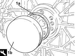 FLYWHEEL SIDE OIL SEAL - REPLACE