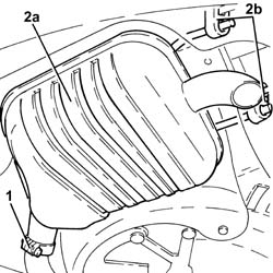 REAR EXHAUST SILENCER - R + R