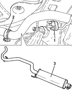 FRONT EXHAUST SILENCER - R + R
