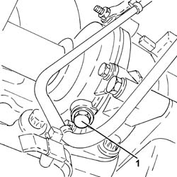 WATER PUMP RIGID COOLANT INLET PIPE - R.R.