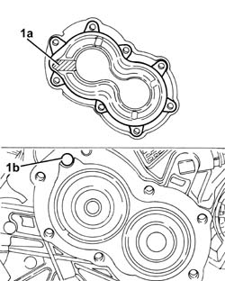 GEARBOX REAR COVER - R + R.