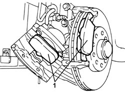 FRONT BRAKE PADS - REPLACE