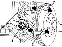 FRONT BRAKE PADS - REPLACE