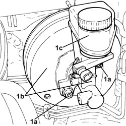 BRAKE SERVO/BRAKE PUMP ASSEMBLY - R.R.
