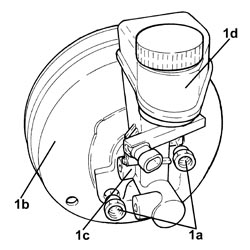 BRAKE SERVO/BRAKE PUMP ASSEMBLY - R.R.