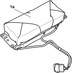 AIR BAG MODULE - PASSENGER SIDE - R.R