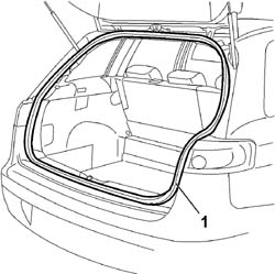 TAILGATE COMPARTMENT SEAL - R+R