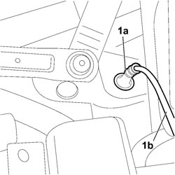 BONNET LID OPENING CABLE - R R
