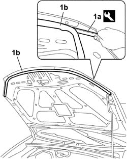 BONNET LID WEATHERSTRIP - R+R