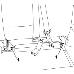 SPLIT REAR SEAT LEFT BACKREST - R.R.
