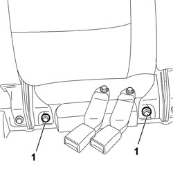 SPLIT REAR SEAT RIGHT BACKREST - R.R.