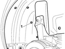 LEFT REAR WHEEL ARCH LINER - R.R