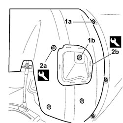 LEFT REAR WHEEL ARCH LINER - R.R