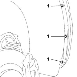 RIGHT FRONT WHEEL ARCH LINER - R.R.