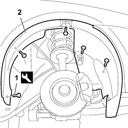 RIGHT FRONT WHEEL ARCH LINER - R.R.