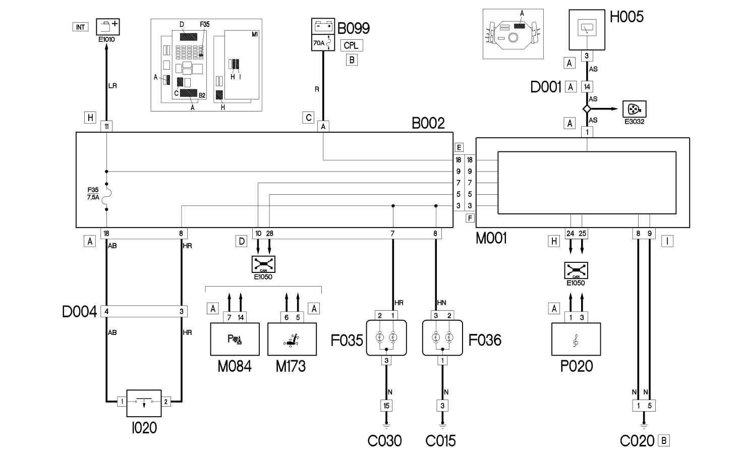 REVERSING LIGHTS - WIRING DIAGRAM