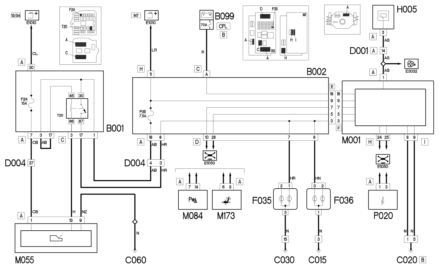 REVERSING LIGHTS - WIRING DIAGRAM