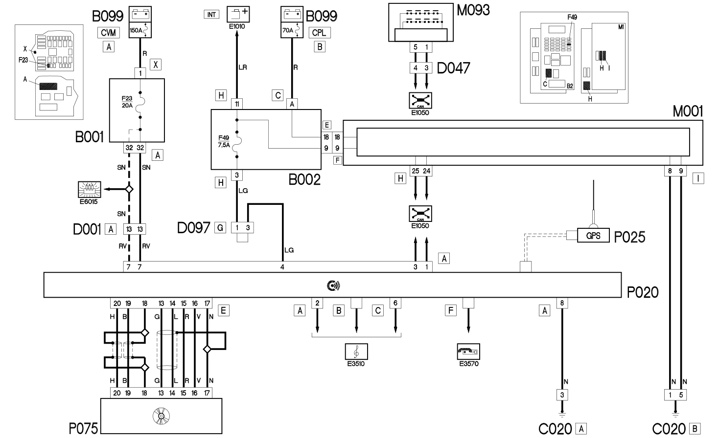 NAVIGATION SYSTEM - WIRING DIAGRAM